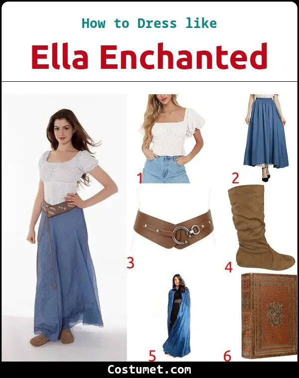 Ella Enchanted Costume for Cosplay & Halloween