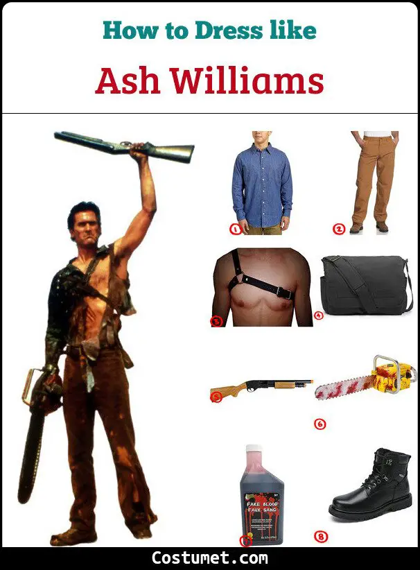 Ash Williams Costume for Cosplay & Halloween