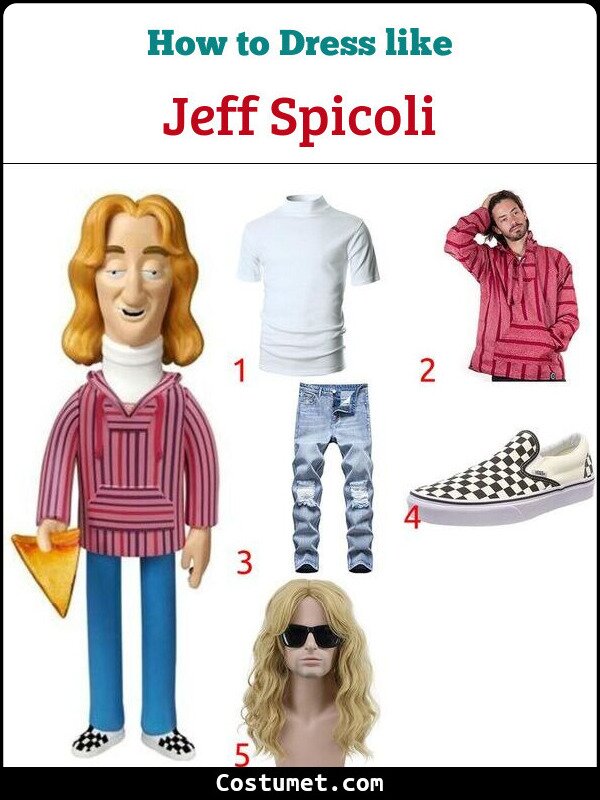 Jeff Spicoli Costume for Cosplay & Halloween