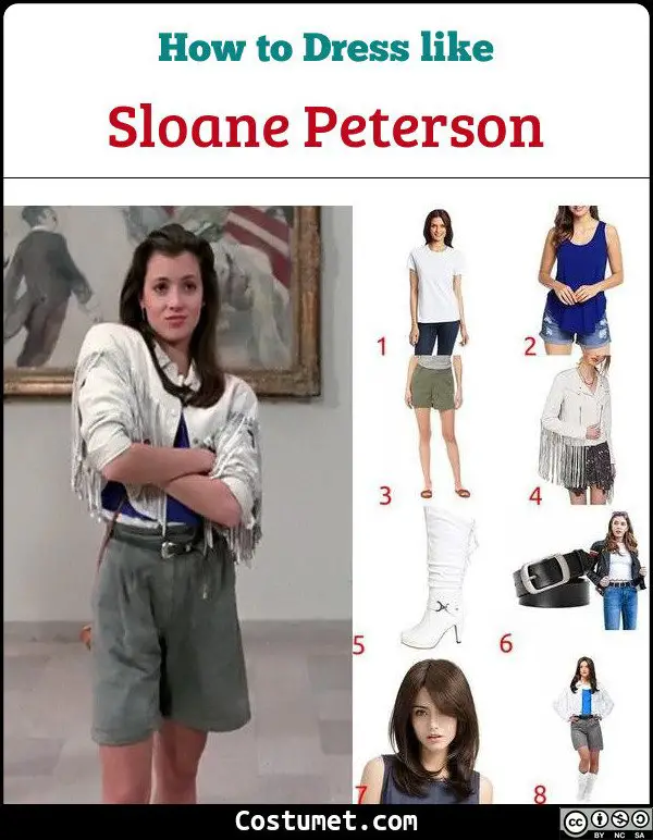 Sloane Peterson Costume for Cosplay & Halloween