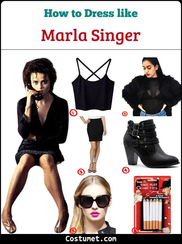 Marla Singer Costume for Cosplay & Halloween