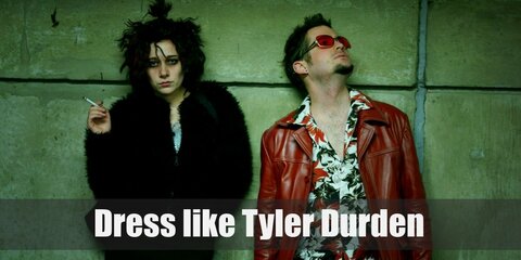 Tyler Durden is a personality, that fact we know. But that doesn’t make him less real (nor less dangerous). Tyler’s fashion is as loud and obnoxious as his personality. He may be a bit crazy and his methods a lot more dubious, but his sense of style is strangely good. 