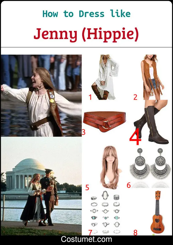 Jenny Hippie Costume for Cosplay & Halloween