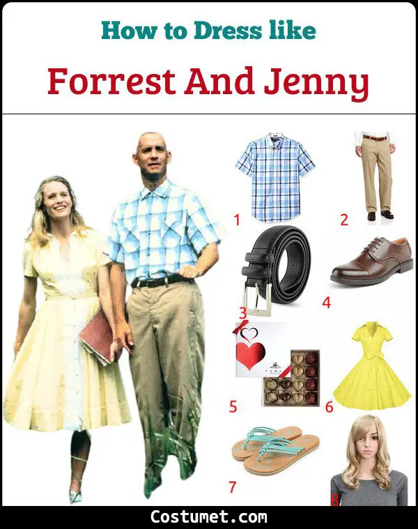 Forrest And Jenny Costume for Cosplay & Halloween