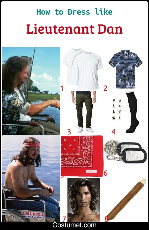 Lieutenant Dan Costume for Cosplay & Halloween