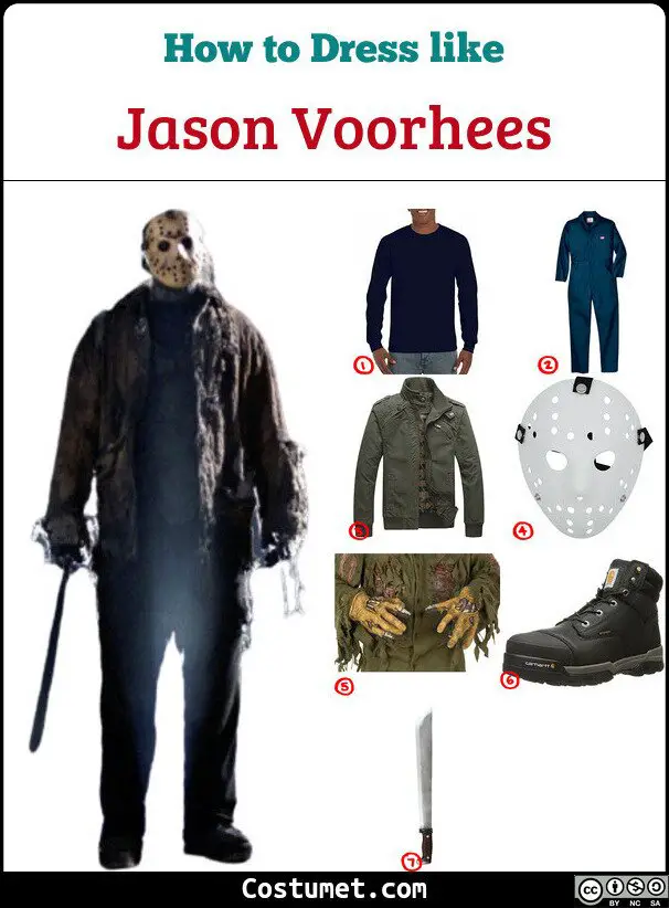 Jason Voorhees Costume for Cosplay & Halloween