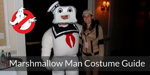 The entire body of this creature made of enormous pieces of white and soft marshmallow put together, He’s also known as the Stay Puft Marshmallow Man, how cute