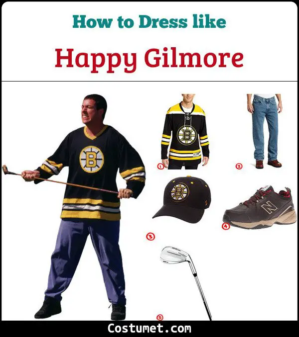 Happy Gilmore Costume for Cosplay & Halloween