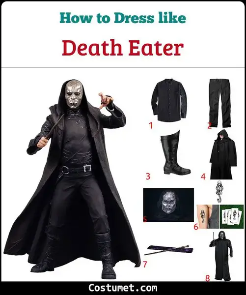 Death Eater Harry Potter Costume For Cosplay Halloween 2020.