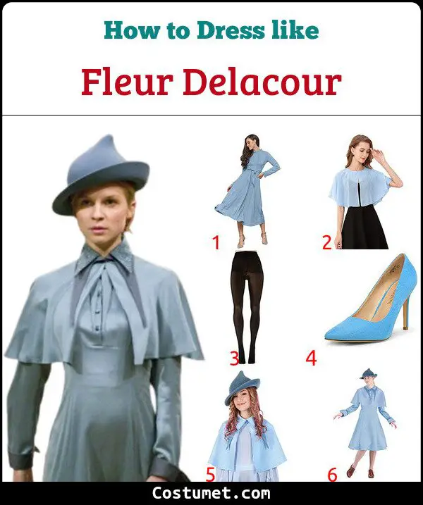 Fleur Delacour Costume for Cosplay & Halloween