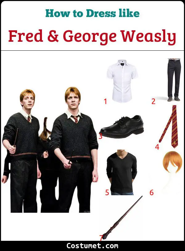 Fred & George Weasly Costume for Cosplay & Halloween