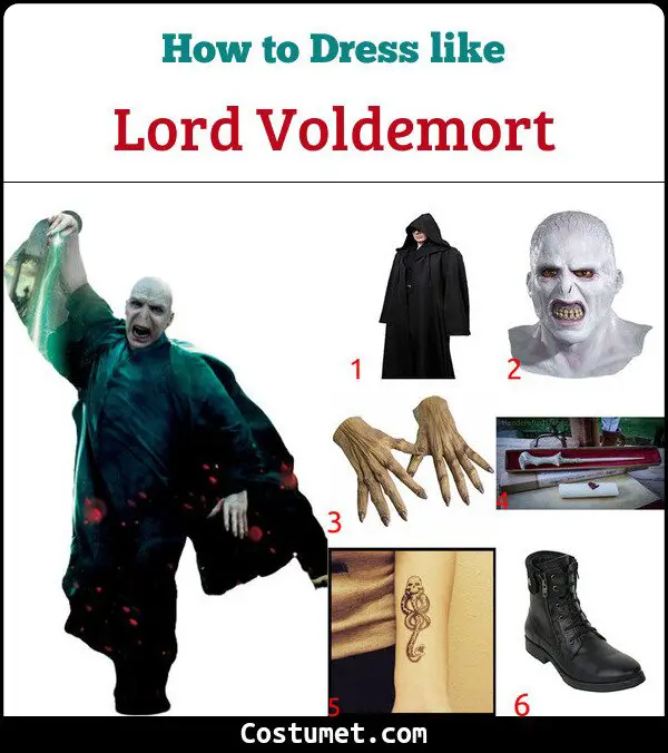 Lord Voldemort Costume for Cosplay & Halloween