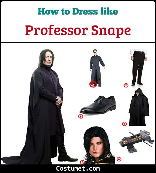 Professor Snape Costume for Cosplay & Halloween