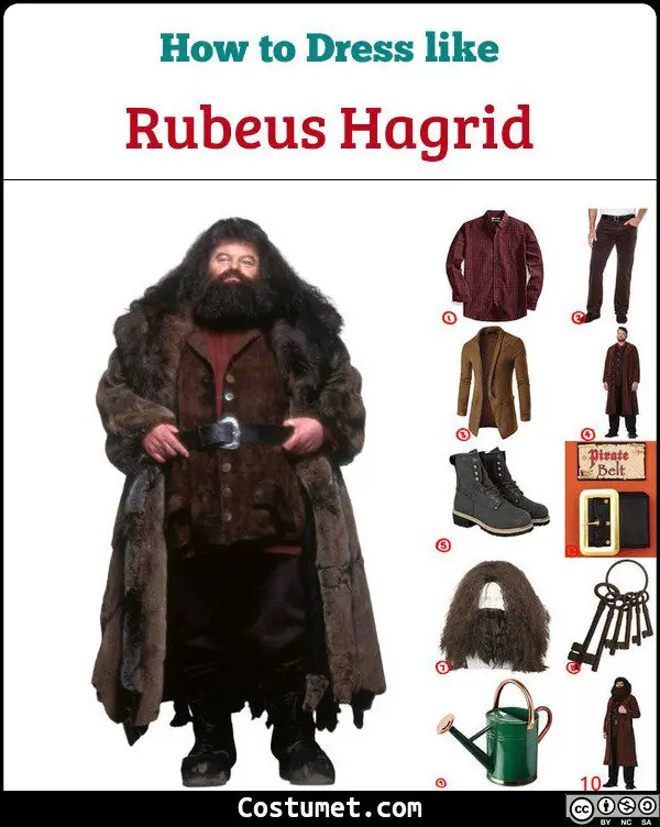 Rubeus Hagrid Costume for Cosplay & Halloween