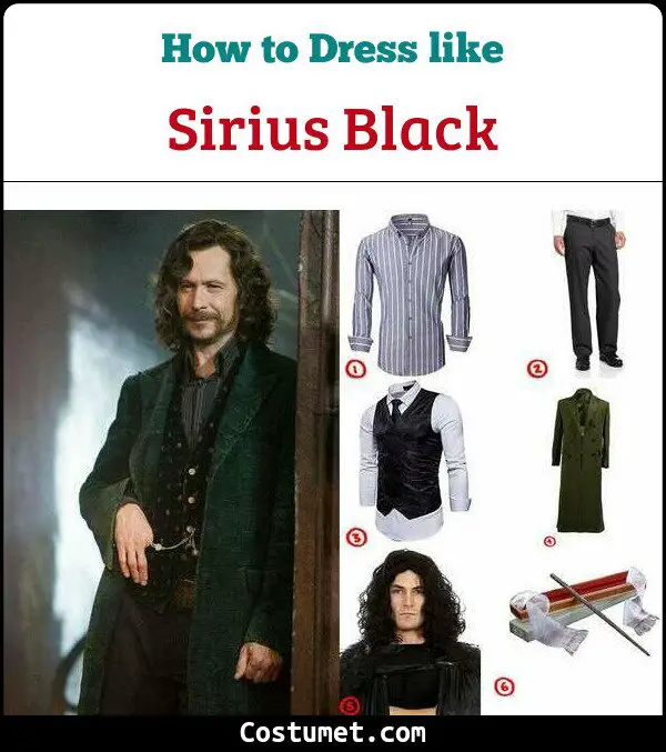 Sirius Black Costume for Cosplay & Halloween