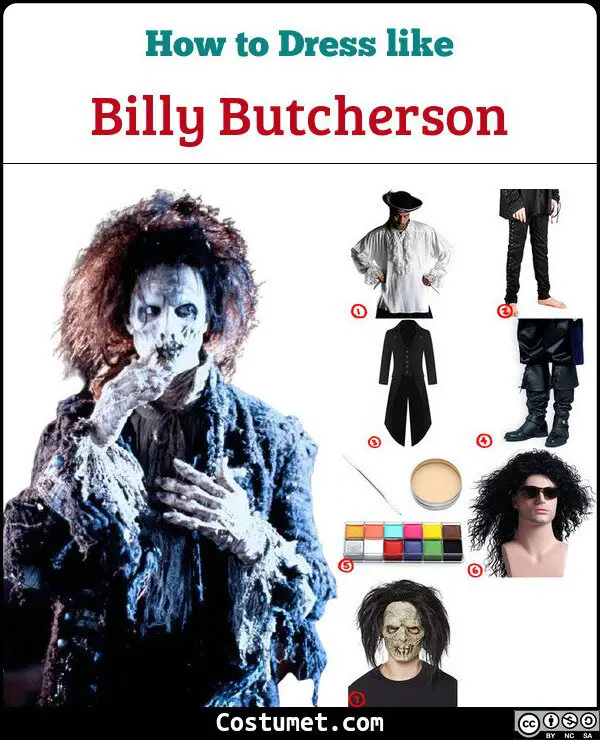 Billy Butcherson Costume for Cosplay & Halloween