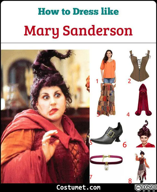 Mary Sanderson Costume for Cosplay & Halloween