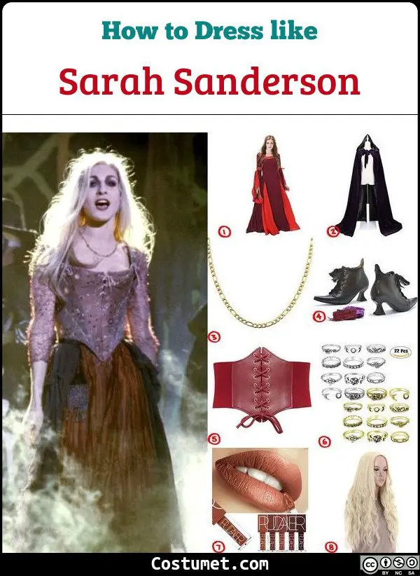 Sarah Sanderson Costume for Cosplay & Halloween