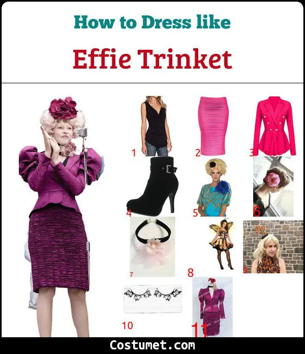 Effie Trinket Costume for Cosplay & Halloween