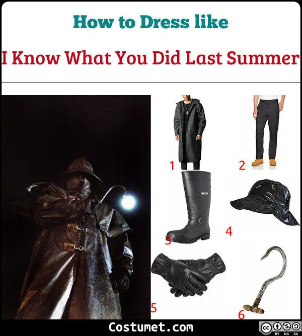 I Know What You Did Last Summer Costume for Cosplay & Halloween