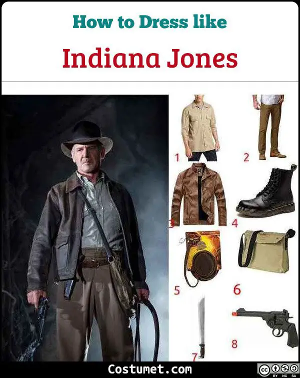 NEW Indiana Jones Casual Shirt Costume Classic Cosplay Custom Made #A.302