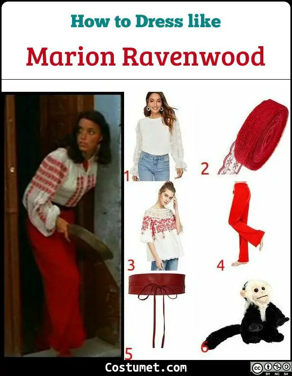 Marion Ravenwood Costume for Cosplay & Halloween