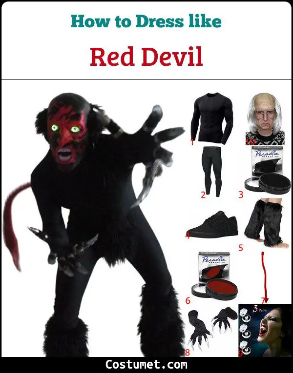 Red Devil Costume for Cosplay & Halloween