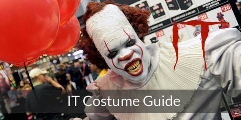 Dress like characters from IT & scare others this halloween