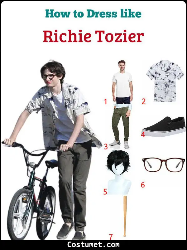 Richie Tozier Costume for Cosplay & Halloween