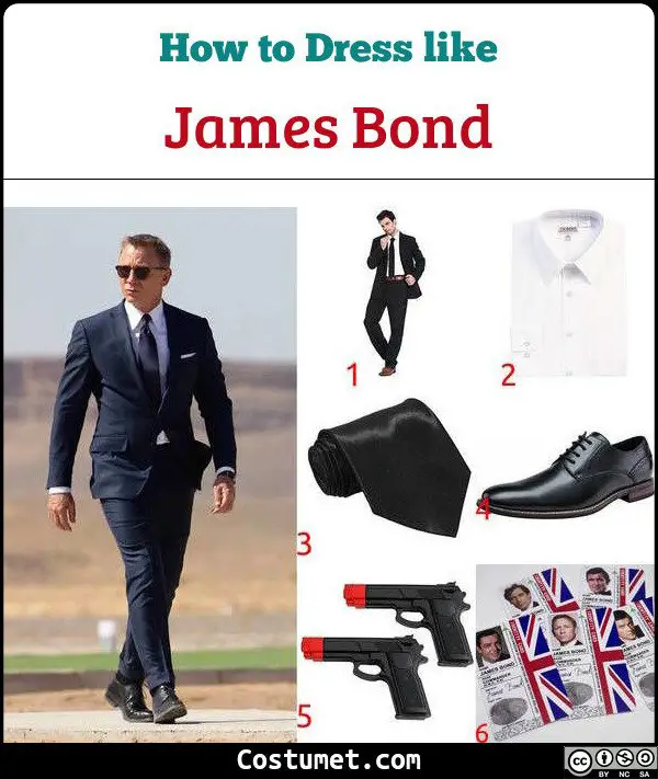 James Bond Costume for Cosplay & Halloween