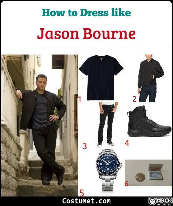 Jason Bourne Costume for Cosplay & Halloween