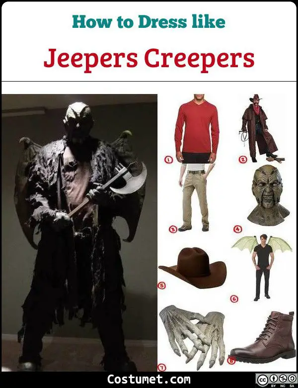 Jeepers Creepers Costume for Cosplay & Halloween