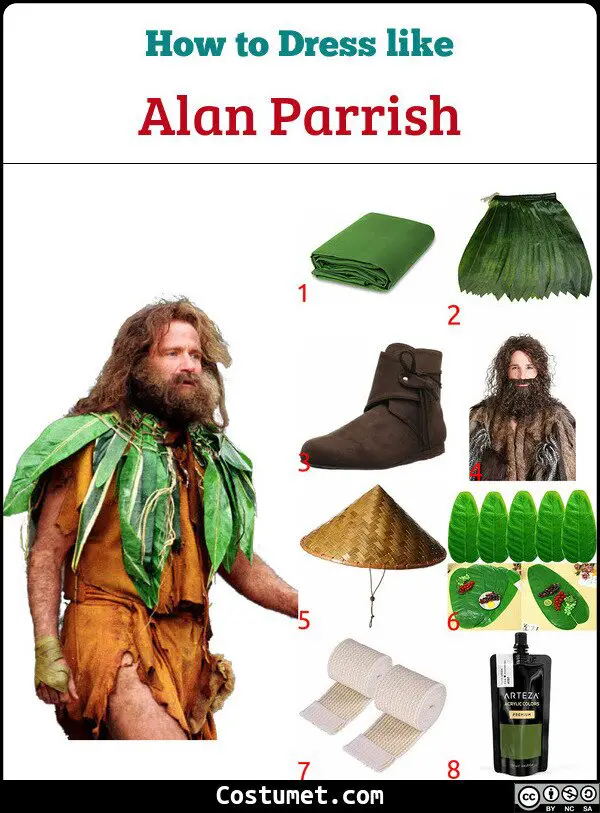 Alan Parrish Costume for Cosplay & Halloween