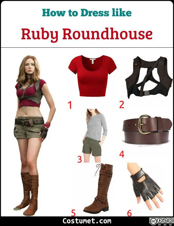 Ruby Roundhouse Costume for Cosplay & Halloween