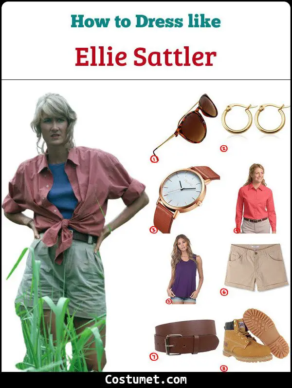 Ellie Sattler Costume for Cosplay & Halloween