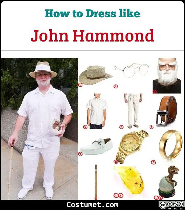 John Hammond Costume for Cosplay & Halloween