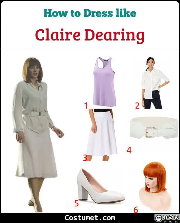 Claire Dearing Costume for Cosplay & Halloween