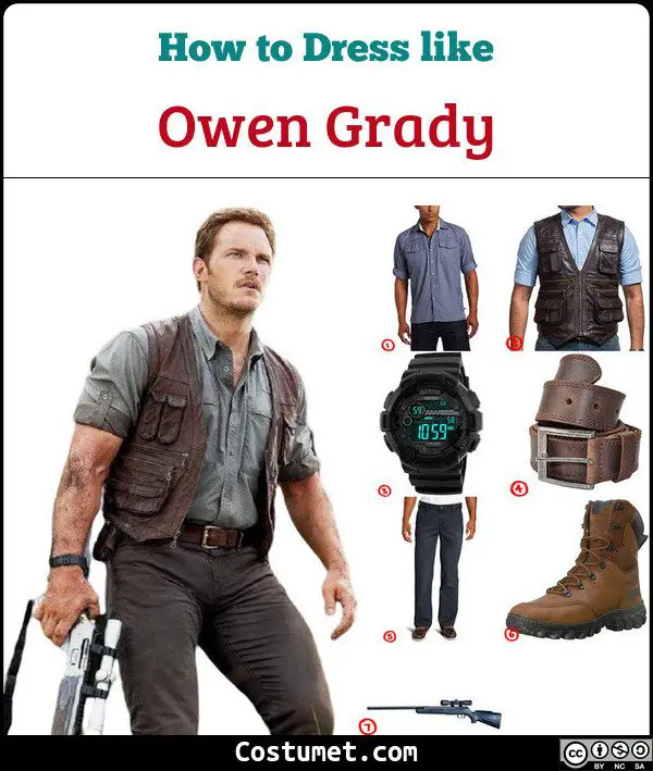 Owen Grady Costume for Cosplay & Halloween