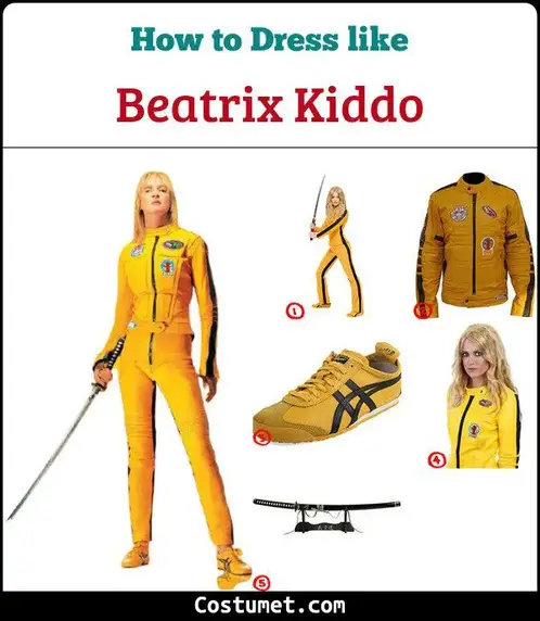 Beatrix Kiddo Kill Bill Costume For Cosplay Halloween 2020 - beatrix kiddo shirtkill bill roblox