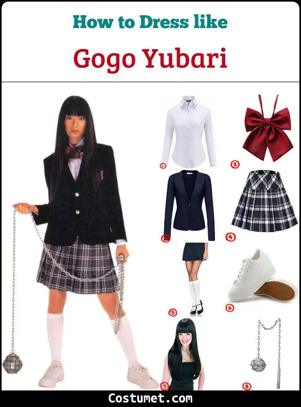 Gogo Yubari Costume for Cosplay & Halloween