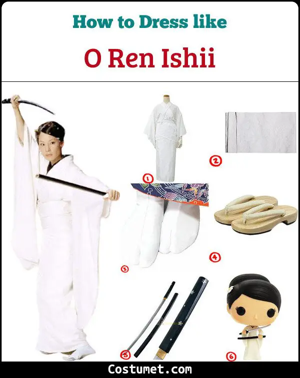 O Ren Ishii Costume for Cosplay & Halloween