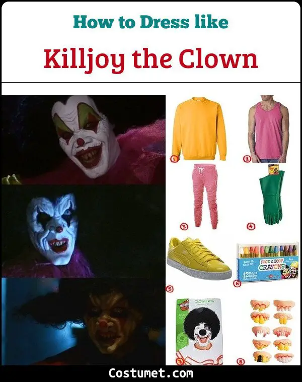 Killjoy the Clown Costume for Cosplay & Halloween
