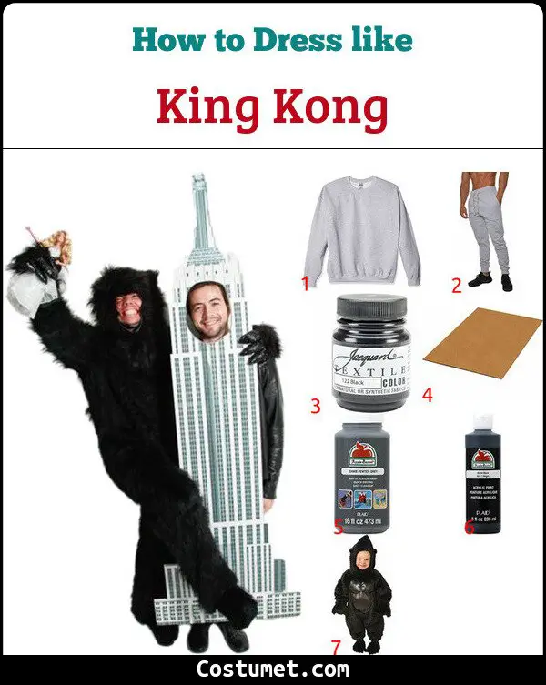 King Kong Costume for Cosplay & Halloween