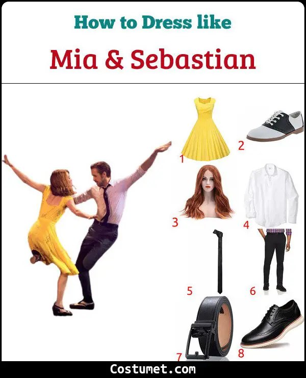 Mia & Sebastian Costume for Cosplay & Halloween