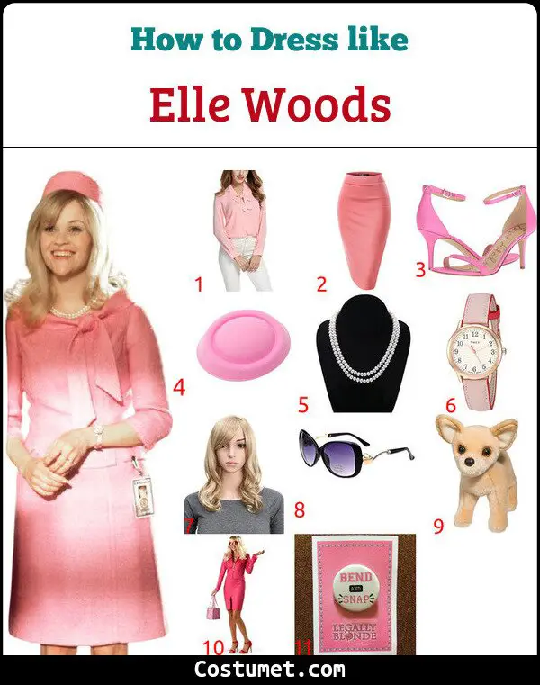 Elle Woods Costume for Cosplay & Halloween