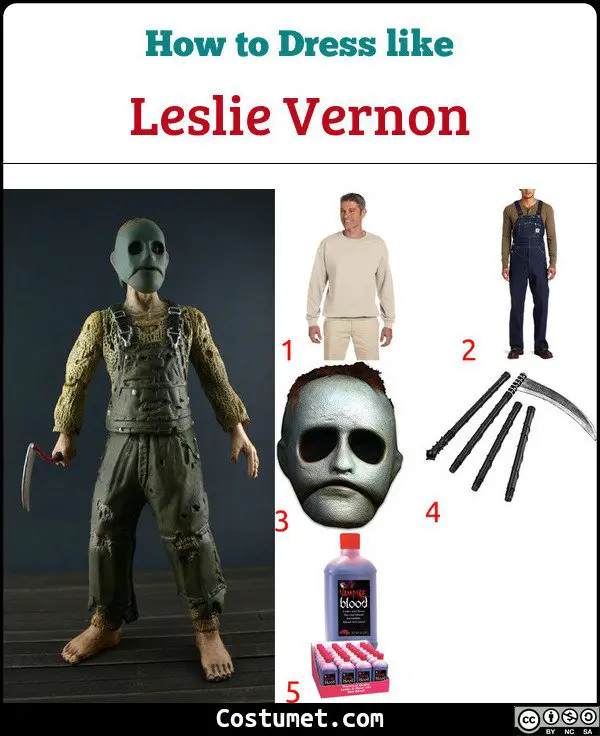 Leslie Vernon Costume for Cosplay & Halloween