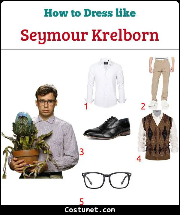 Seymour Krelborn Costume for Cosplay & Halloween