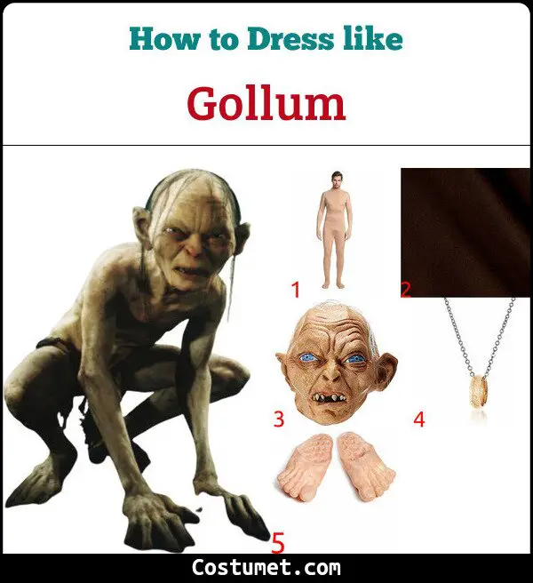 Gollum Costume for Cosplay & Halloween