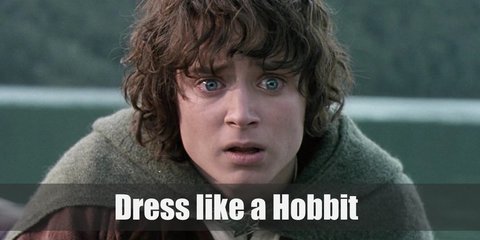 For Hobbits costume, you will need a white dress shirt, cropped pants, a tweed vest, a blazer, and a brown cape. Don’t bother with shoes since Hobbits are known to go everywhere barefoot.  