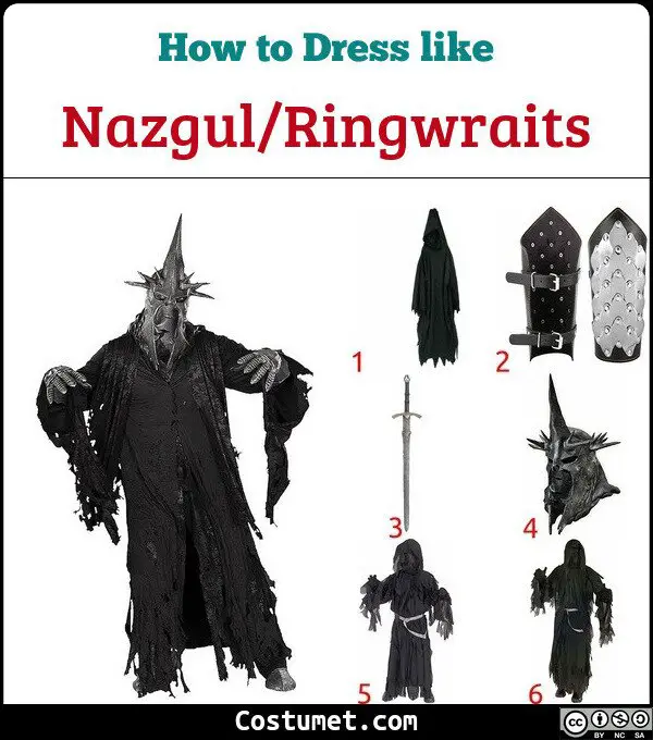 Nazgul/Ringwraits Costume for Cosplay & Halloween